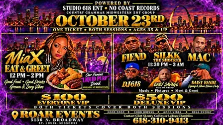 Mia X Eat & Greet (Noon) + Silkk The Shocker Night Party — 1 Ticket