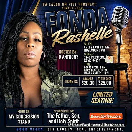 Fonda Rashelle Comedy Show
