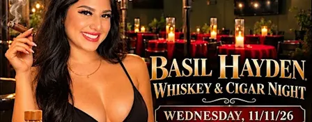 Basil Hayden Whiskey Tasting & Cigar Night