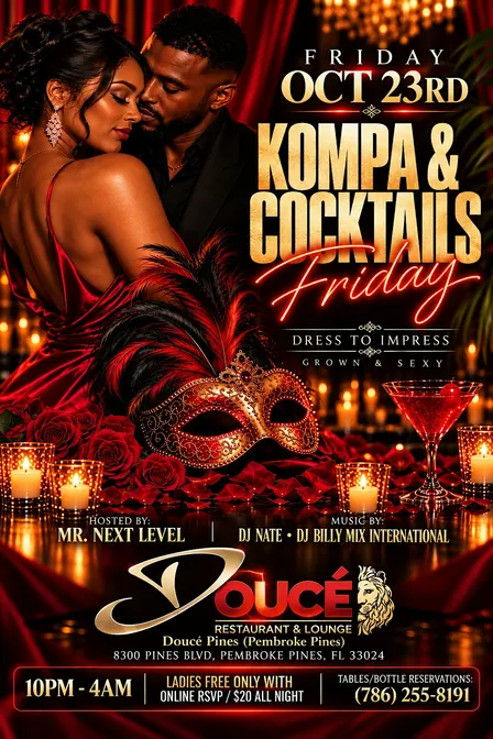 Konpa & Cocktails Friday