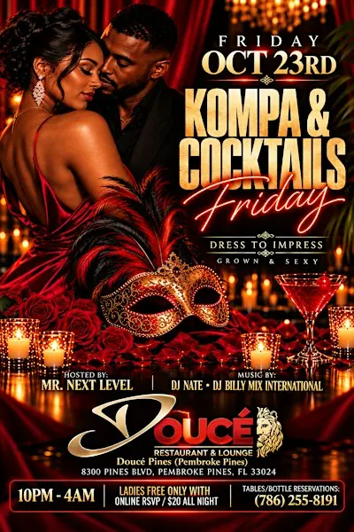 Konpa & Cocktails Friday