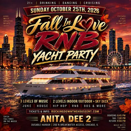 R&B Fall Ball Yacht Party (3 Levels) Chicago