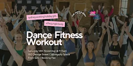 Dance Fitness Class | The Jungle Body x Sydney Working Holiday Girls