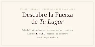 Descubre la Fuerza de Tu Lugar