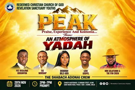 PEAK - Praise Experience And Koinonia 2026