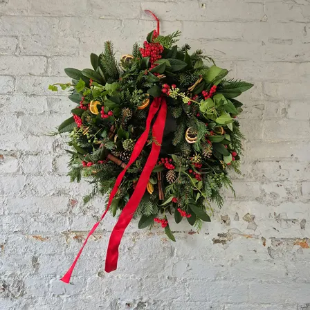 Christmas Wreath Making Workshop with Bright Blooms