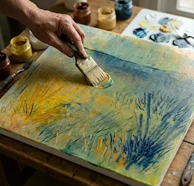 Cold Wax Oil Painting: Abstracting the Landscape