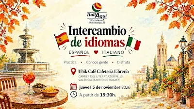 Intercambio de idiomas italiano–español en Valencia