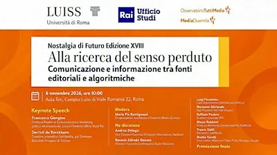 Nostalgia di Futuro 2026