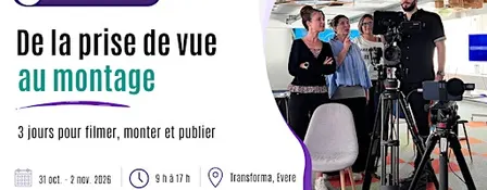 Formation Vidéo Réseaux Sociaux – De la prise de vue au montage