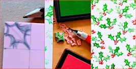 Stamp Carving, Card or Giftwrap Stamping Workshop - beginners welcome!