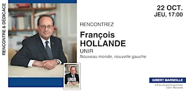Dédicace avec François Hollande