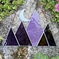Stained Glass Mountain Range Workshop