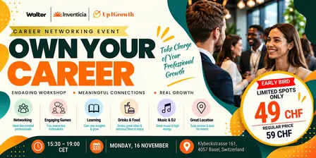 Own Your Career: Workshop & Networking Event Basel