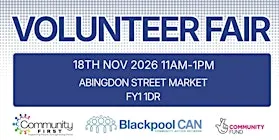 Blackpool Volunteer Fair - Organisation Booking