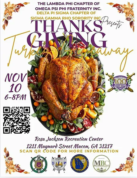 (2026) Lambda Phi Thanksgiving Turkey Giveaway