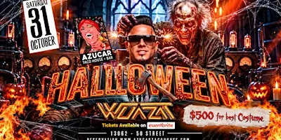 Halloween at Azucar with Dj WUAZAT