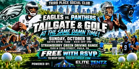 TAILGATE & GOLF AT THE SAME DAMN TIME | EAGLES VS PANTHERS