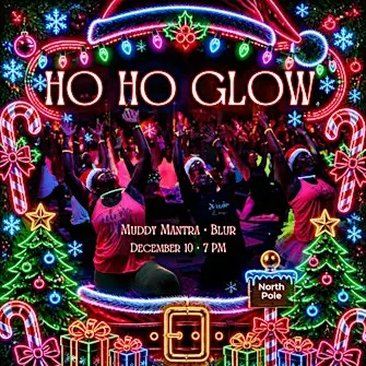 HO HO GLOW YOGA @ BLUR