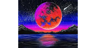 Majestic Moonlight - Paint and Sip in Norfolk | Classpop!™