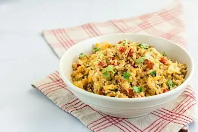 Dietitian's Table: Fried Cauliflower Rice and Lemon Berry Ricotta Cups