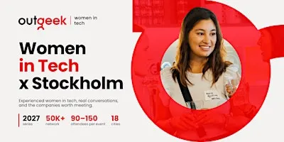 Women in Tech 2027 - Stockholm Employer Ticket