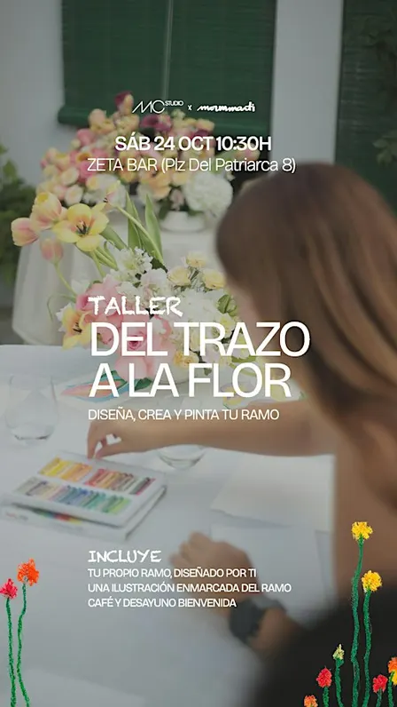 TALLER DEL TRAZO A LA FLOR