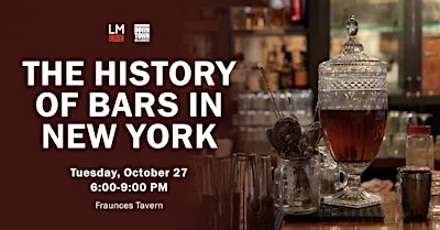 History of Bars in New York