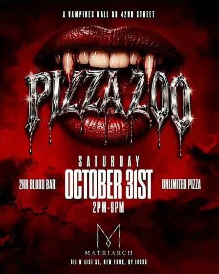 PIZZA ZOO HALLOWEEN