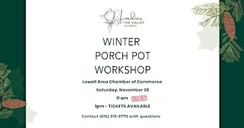 Winter Porch Pot Workshop