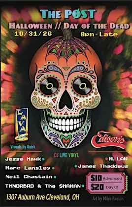 The PØST's Halloween / Day of the Dead 2026 @ Lava Lounge /Edison's Pizza