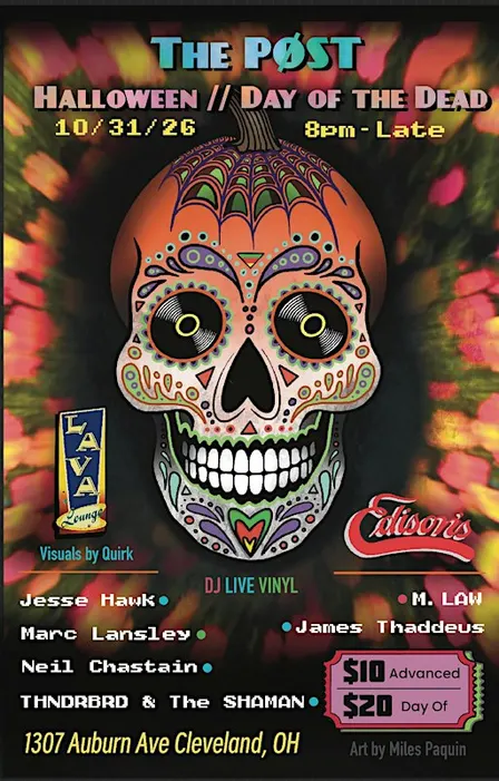 The PØST's Halloween / Day of the Dead 2026 @ Lava Lounge /Edison's Pizza