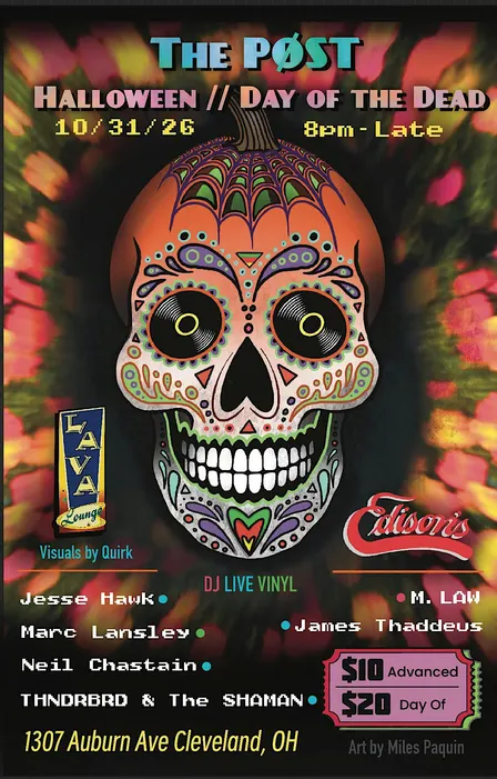 The PØST's Halloween / Day of the Dead 2026 @ Lava Lounge /Edison's Pizza