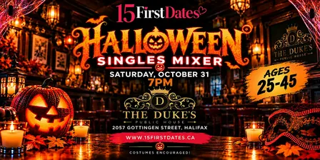 15FirstDates Halifax Halloween Singles Mixer