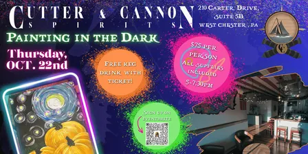 Cutter & Cannon's Painting in the Dark Party
