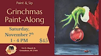 Grinchmas Paint-Along | Create & Sip