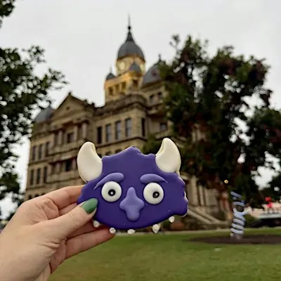 Denton Halloween Mascot ONION Cookie Decorating Class with Mandy Metts