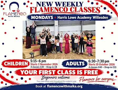 Children's Sevillanas | Flamenco with Maika | Willesden | First Class Free