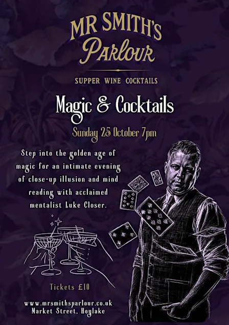 Parlour Magic and Cocktails at Mr Smith's