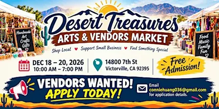 Desert Treasures Arts & Vendors Market