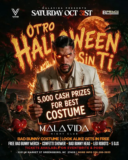 “OTRO HALLOWEEN SIN TI” BÂD BÜNNY’s HALLOWEEN THEME PARTY- SAT/OCT/31