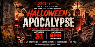APOCALYPSE SATURDAY HALLOWEEN PARTY @230 Fifth Rooftop