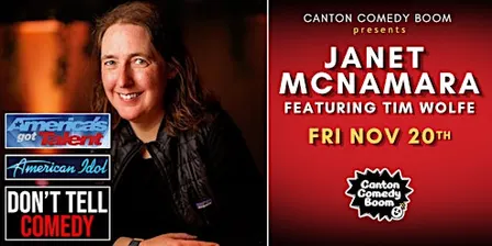 Janet McNamara at Canton Comedy Boom