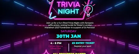 Trivia Night - London Marathon Fundraiser!