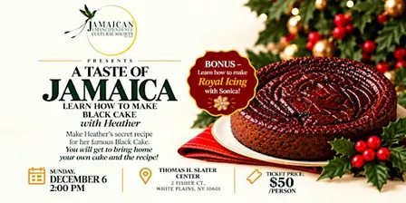 Taste of Jamaica: Black Cake Baking Class