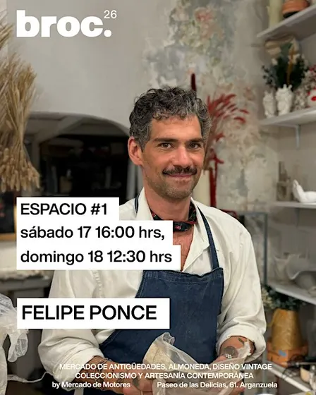 Taller de Cerámica LA CUENCA : 17 y 18 de octubre en Brocante