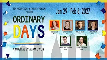 Ordinary Days: a musical by Adam Gwon