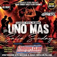 UNO MÁS SALSA SUNDAY @ STADIUM CLUB