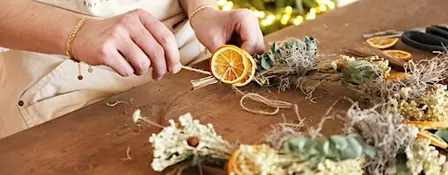 wreath making workshop