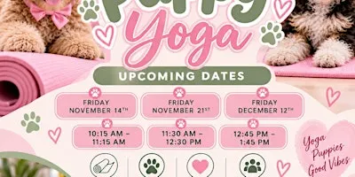 Puppy Yoga: Wags and Wellness